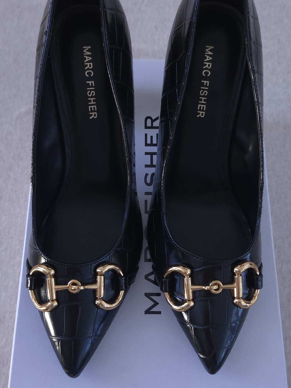 Marc Fisher Gruff Bit High Block Heel Pumps